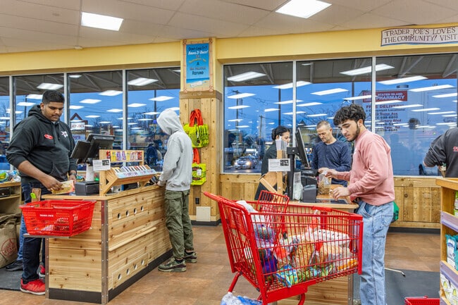 Trader Joes has a large market in New Springville.