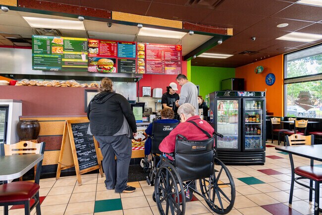 Enjoy classic burgers and fries at Red Wagon in New Market.