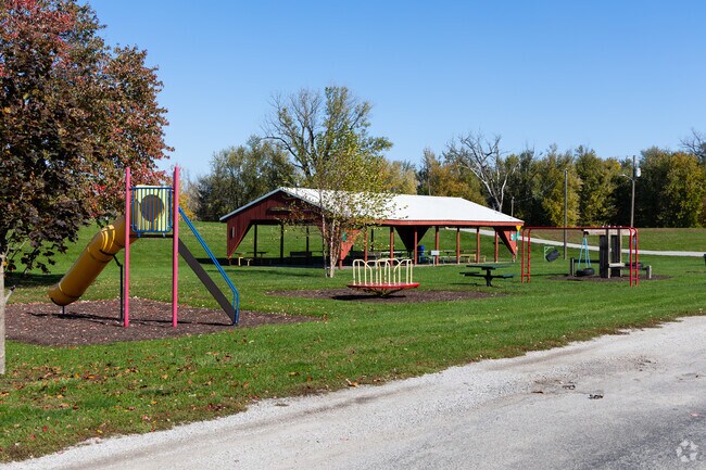 A look at the park near the entrance to the marina at Andalusia.