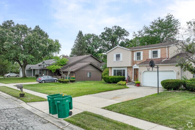 Rows of unique homes sit on large lots in Lottaville.