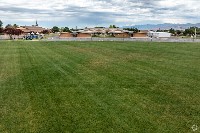 Arcadia Elementary School has a multi-use sports field.