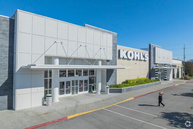 Kohl's and other big box stores on McDowell Boulevard aren't far from downtown Penngrove.