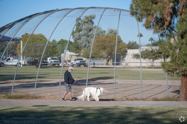 Shawnee Park features an off-leash dog park.