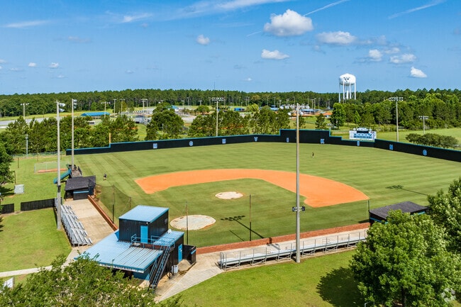 Mary G Montgomery High School offers students with a baseball field.