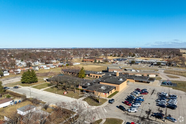 Marjorie Carlson Elementary School is centrally located, making pick up easy.