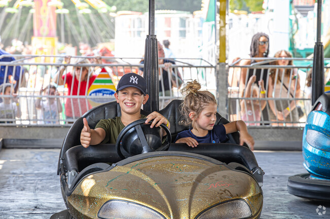 The bumper cars are always a family favorite at Monmouth County Fair held every summer near Jacksons Mills.