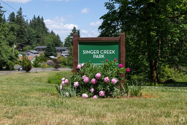 Singer Creek Park on Linn Ave serves the Rivercrest and Barclay Hills neighborhoods.