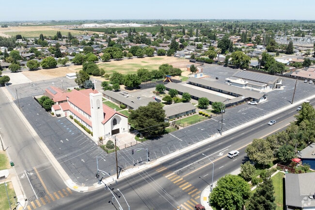 The campus of St. Anthony School in Atwater.