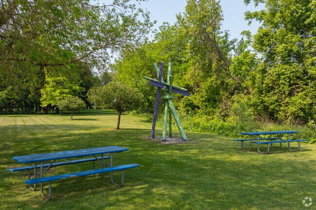 Shoreham has numerous picnic spots along Lake Michigan on