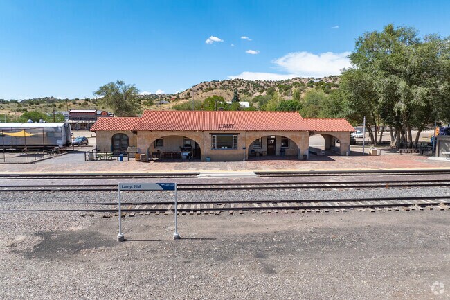 Lamy Station is the hub where Amtrack brings day trippers.