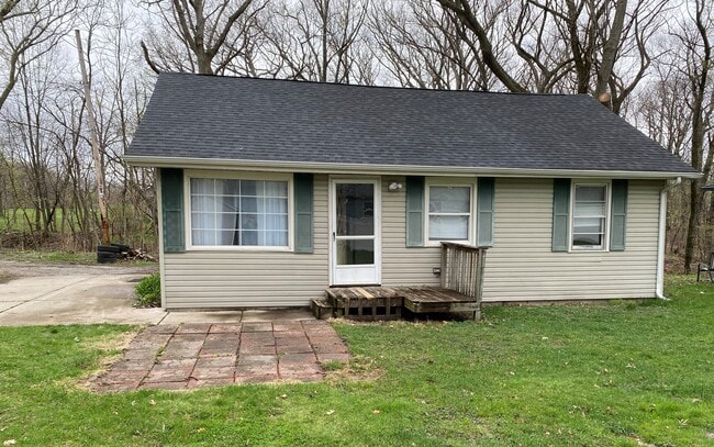 Front of house with Patio