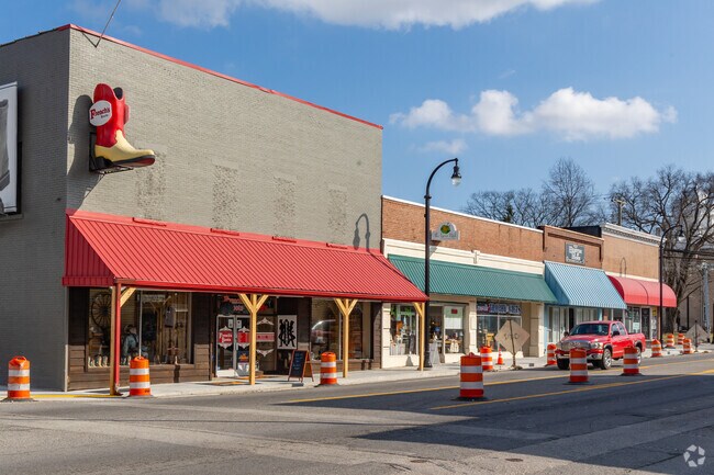 Crossville's North Main Street is where local shopping can be done at locally owned businesses in Crossville.