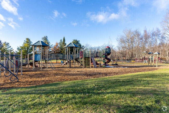 The playground at Village Community Park in Williston is perfect for family fun outdoors.