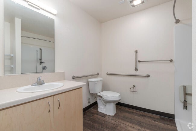 3BR, 2BA - 1,126SF ADA Secondary Bathroom