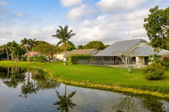 Winston Park offers waterfront living, with many homes featuring pools as well.