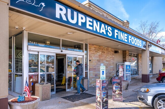 Rupena's Fine Foods is just southeast of Eckel Woods.