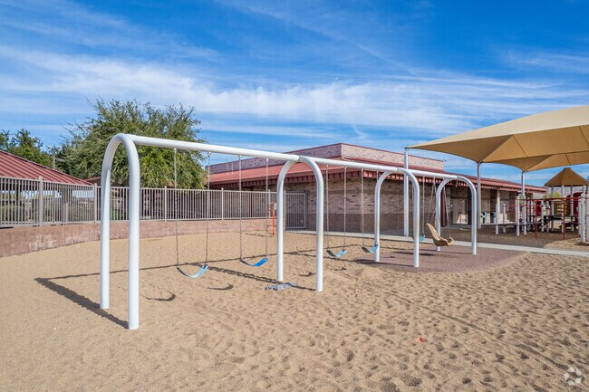Have fun on the swings at Copper Creek Elementary School in Glendale.