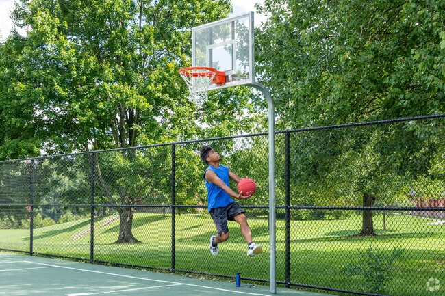 Jacksonville residents can meet friends for a game of basketball at the local athletic courts.