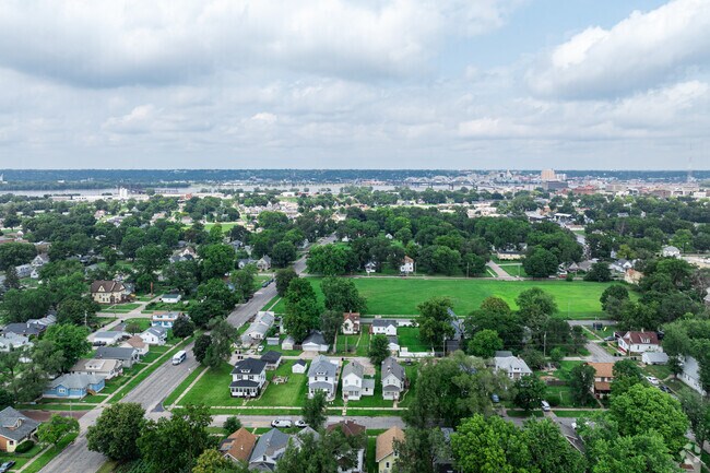 Douglas Park is just a short drive from downtown Rock Island.