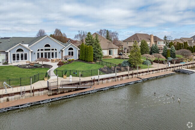 Some gated communities in Sandusky have private waterfront access.