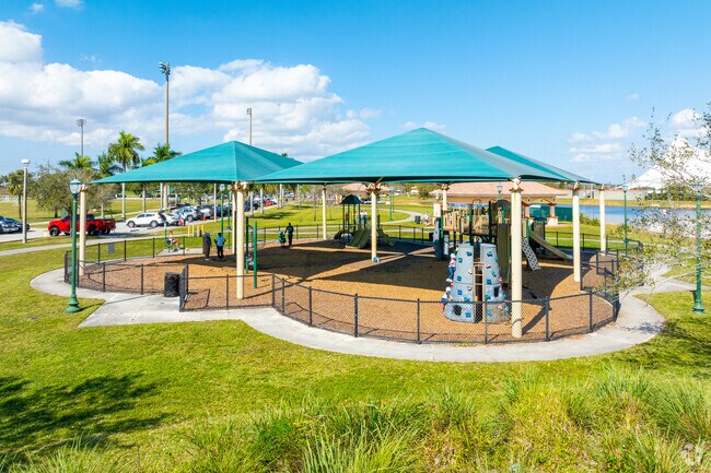 The Miramar Regional Park offers many sporting fields and children's playground to enjoy.