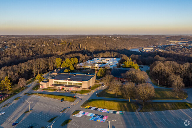 Charleroi Area High School sits high in the hills of the Mon Valley.
