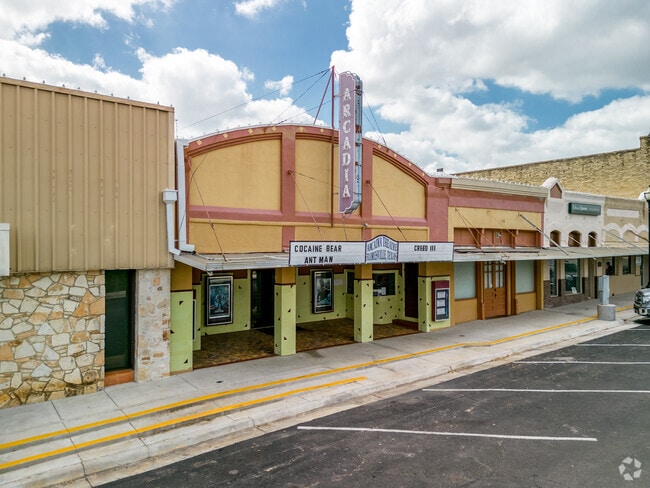 Arcadia Theater shows the latest movies.