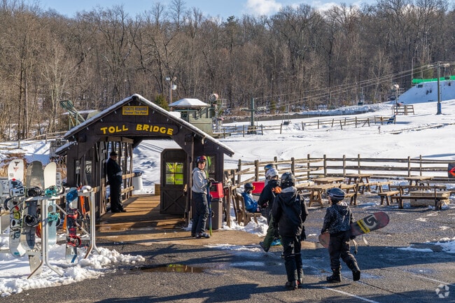 Locals in Lower Frederick Township flock to Spring Mountain after a snowstorm.