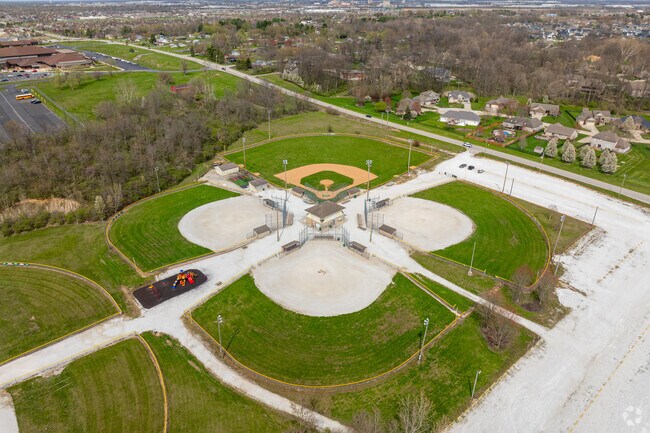 Cross Point residents can head to Wea Park to play baseball and softball.