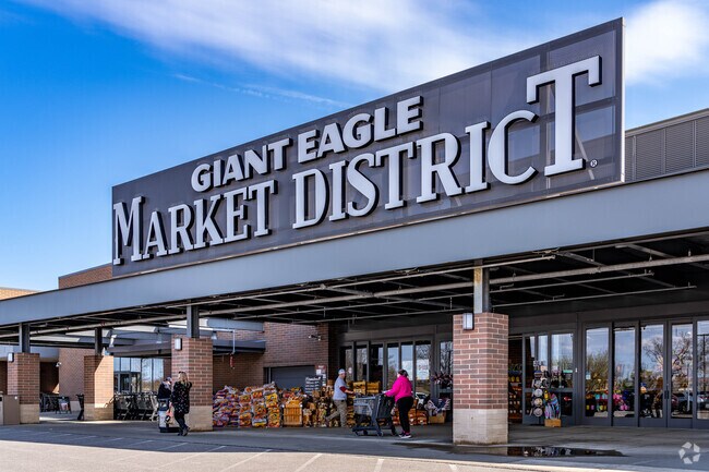 The Giant Eagle Market District is conveniently located near the Valley View neighborhood.