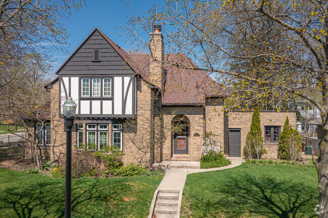 Tudor homes like this one are common in the Ottawa Hills neighborhood.