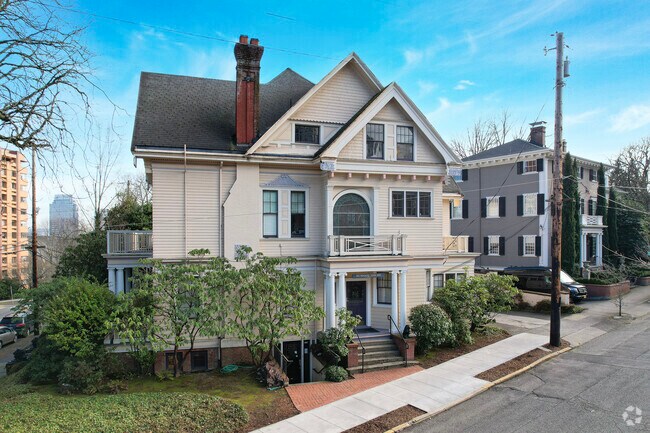 Here is a Pink Victorian in Goose Hollow.