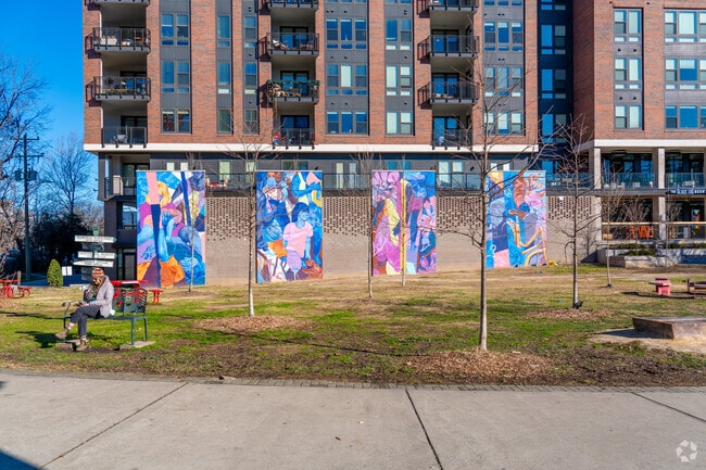 There are murals and street art all over the Central Park neighborhood.