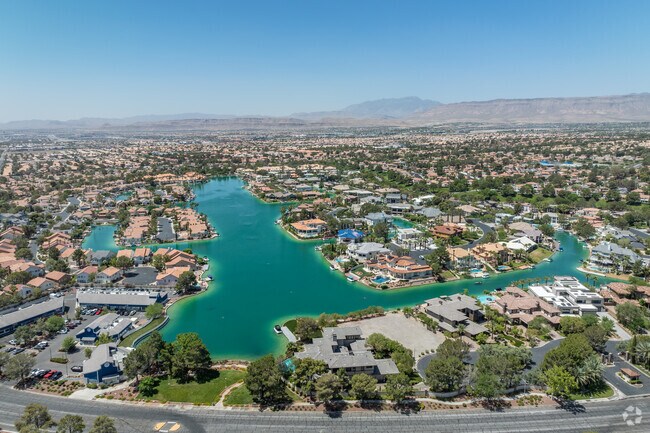 The Lakes community is about 10 miles west of downtown Las Vegas.