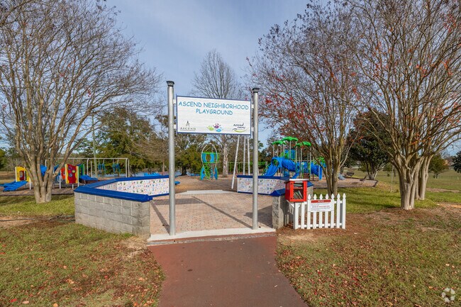 Ascend Park features new slides, swings, and a toddler play area.