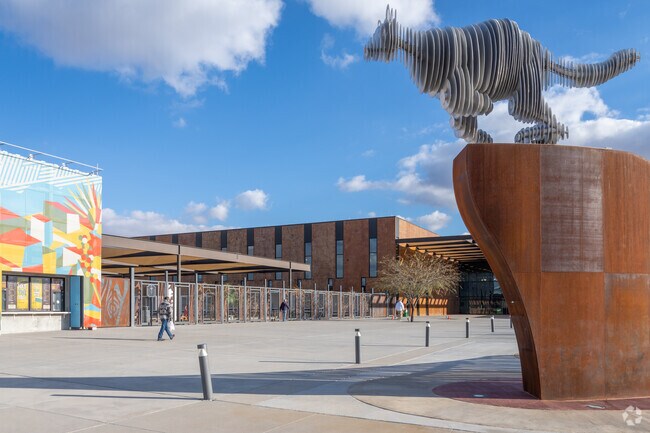 The Beast Urban Park includes a community center, indoor pool, and water park.