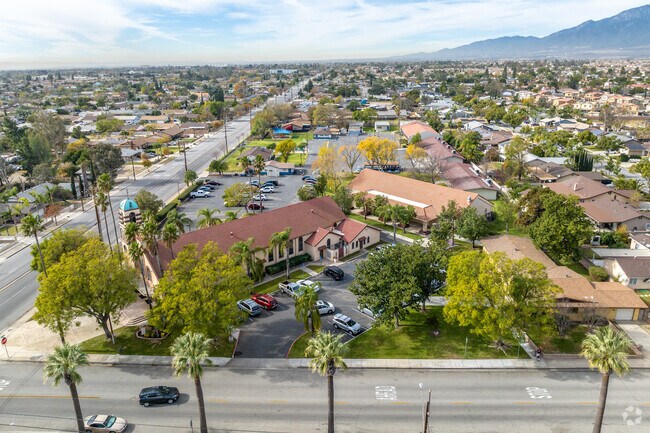Resurrection Academy presents an aerial view, showcasing its vibrant environment.