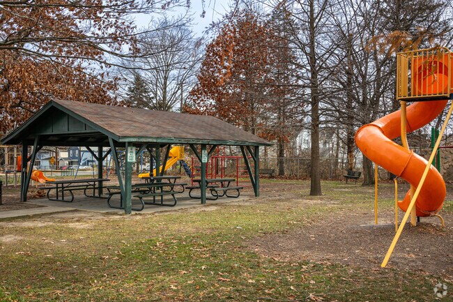 West Pittston Park, next to West Pittston's municipal building, has a playground and pavilion.