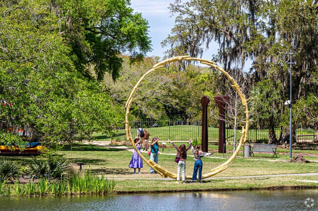 Enjoy amazing sculpturers at the Besthoff Sculpture Garden in City Park.