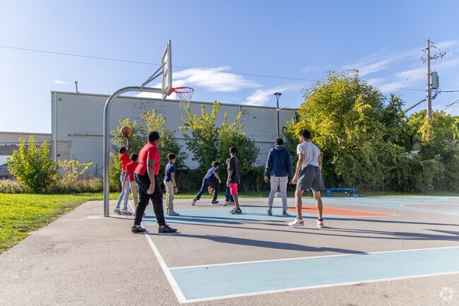 Shoot some hoops at Custer Playfield in Old North Milwaukee.