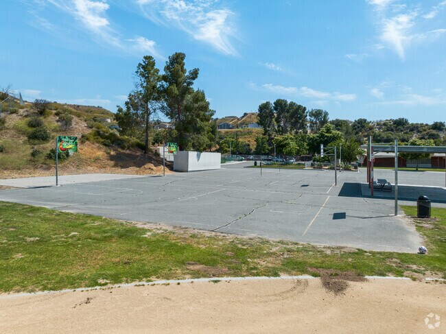 Students spend recess on  the blacktop at Mint Canyon Community Elementary in Canyon Country.
