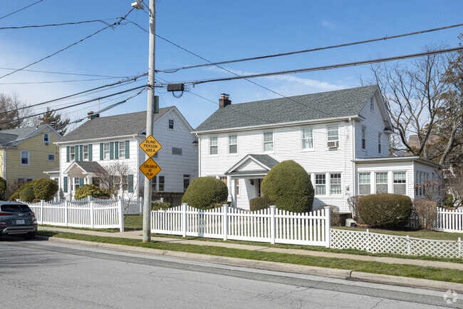 Colonial Revival is the typical home style in Hewlett.