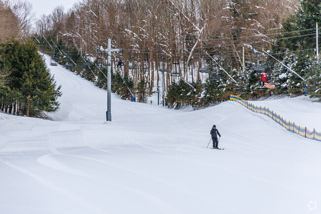 Residents of Rome take to the slopes at Woods Valley Ski Area just north of the city limits.