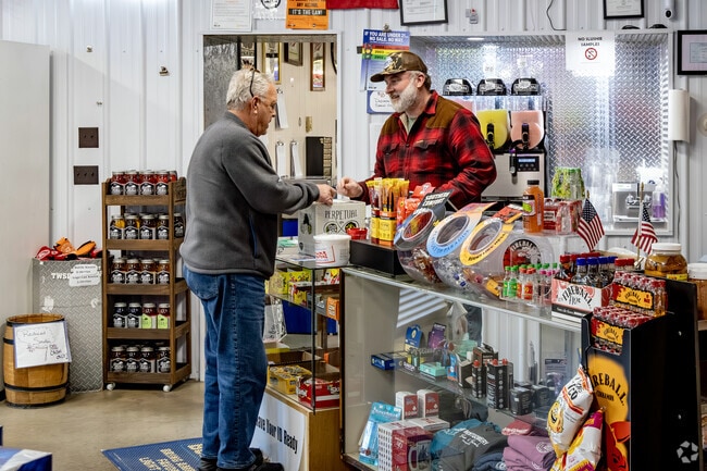 Grab your favorite beverage or choose from a large selection of items at Montgomery Brews and Barrells.