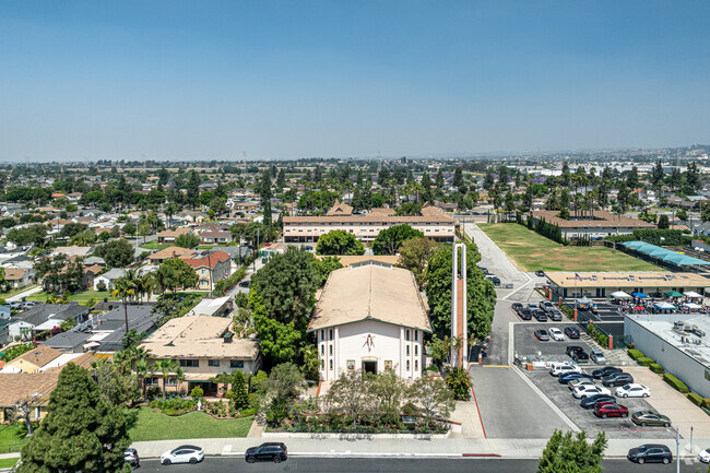 The chapel at St Hilary Elementary School in Pico Rivera.