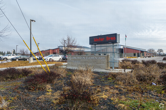 Phil Snowden Elementary sits close to the Spokane airport.