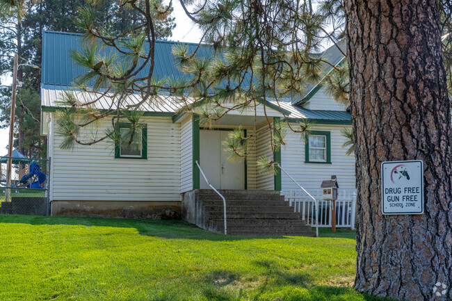 Orchard Prairie Elementary has a modest 2 buildings on its campus.