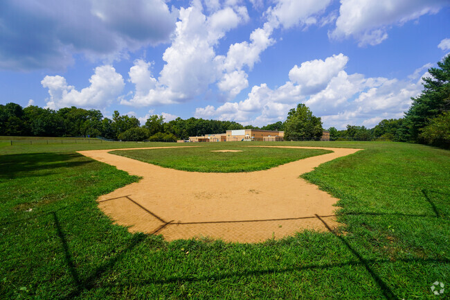 Halley Elementary School has a baseball field where young athletes can improve their skill.