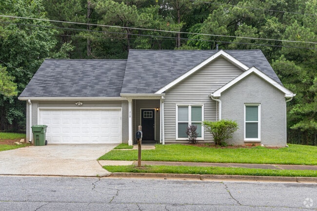 A craftsman style home in the Thomasville Heights neighborhood of Atlanta, GA.