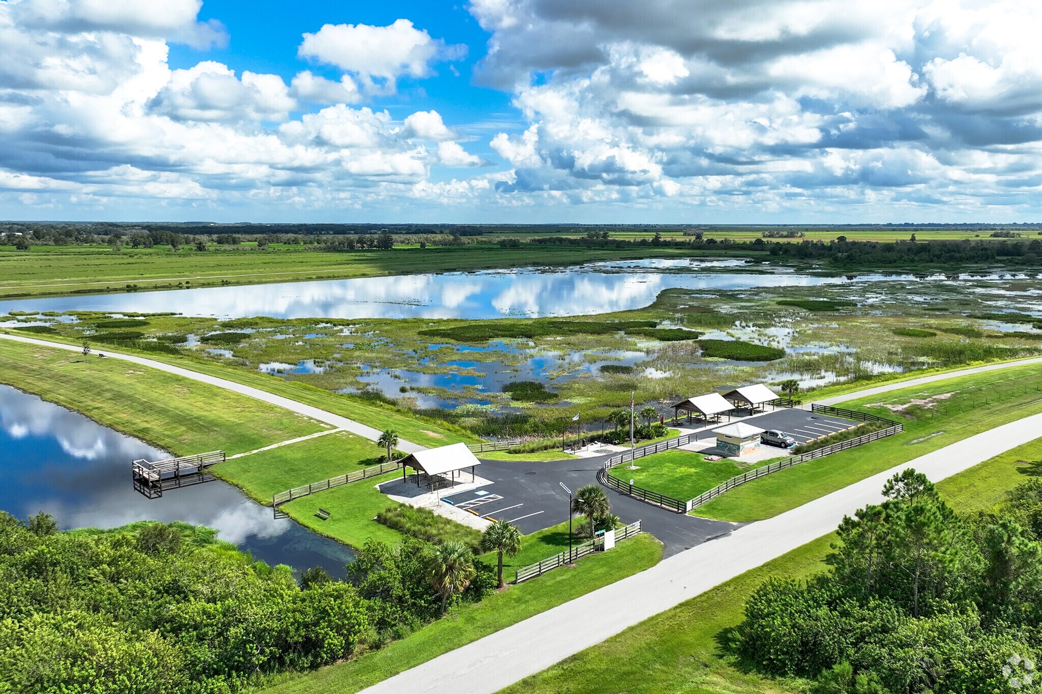 The new Storm Water Treatment area at William Gentry Eco-Park offer great protection from flood.